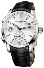 Ulysse Nardin Dual Time Srebrny/Skóra Ø42 mm Ulysse Nardin Dual Time Srebrny/Skóra Ø42 mm