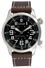 Victorinox AirBoss Czarny/Skóra Ø44 mm Victorinox AirBoss Czarny/Skóra Ø44 mm
