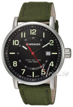 Wenger Czarny/Skóra Ø43 mm Wenger Czarny/Skóra Ø43 mm