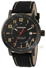 Wenger Czarny/Skóra Ø43 mm Wenger Czarny/Skóra Ø43 mm