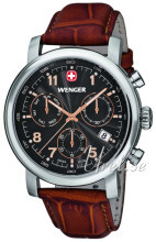 Wenger Urban Classic Czarny/Skóra Ø43 mm Wenger Urban Classic Czarny/Skóra Ø43 mm