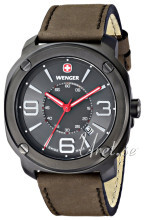 Wenger Escort Szary/Skóra Ø43 mm Wenger Escort Szary/Skóra Ø43 mm