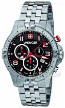 Wenger Squadron Czarny/Stal Ø43 mm Wenger Squadron Czarny/Stal Ø43 mm