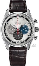 Zenith El Primero Srebrny/Skóra Ø42 mm Zenith El Primero Srebrny/Skóra Ø42 mm