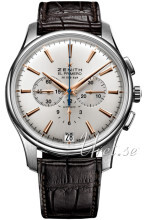 Zenith Captain Srebrny/Skóra Ø42 mm Zenith Captain Srebrny/Skóra Ø42 mm