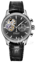 Zenith El Primero Czarny/Skóra Ø38 mm Zenith El Primero Czarny/Skóra Ø38 mm