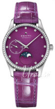 Zenith Elite Ultra Thin Purpurowy/Skóra Ø33 mm Zenith Elite Ultra Thin Purpurowy/Skóra Ø33 mm
