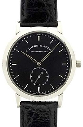 A. Lange & Söhne Saxonia Czarny/Skóra Ø37 mm 215.029