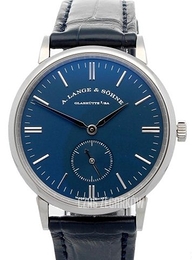 A. Lange & Söhne Saxonia Niebieski/Skóra Ø37 mm 219.028