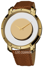 Akribos XXIV Żółte złoto/Skóra Ø42 mm AK412YG