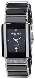 Akribos XXIV Ceramic Czarny/Stal AK521BK