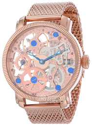 Akribos XXIV Bravura Różowe złoto/Stal w kolorze różowego złota Ø43 mm AK526RG