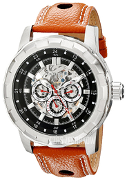 Akribos XXIV Premier Czarny/Skóra Ø48 mm AK557BR