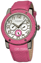 Akribos XXIV Multi-Function Biały/Skóra Ø43 mm AK560RD