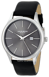 Akribos XXIV Essential Szary/Skóra Ø44 mm AK618SS