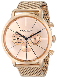 Akribos XXIV Ultimate Różowe złoto/Stal w kolorze różowego złota Ø42 mm AK714RG