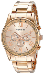 Akribos XXIV Ultimate Różowe złoto/Stal w kolorze różowego złota Ø45 mm AK736RG