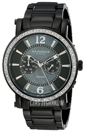 Akribos XXIV Diamond Czarny/Stal Ø45.5 mm AKR465BK