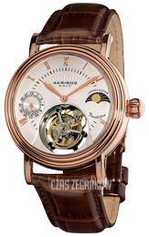 Akribos XXIV Biały/Skóra Ø42.5 mm AKR493RG