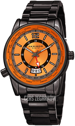 Akribos XXIV Multi-Function Pomarańczowy/Stal Ø41 mm AK1021GNOR