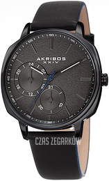 Akribos XXIV Multi-Function Czarny/Skóra Ø42 mm AK1022BK