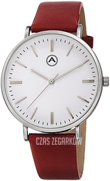 Akribos XXIV Slim Biały/Skóra Ø39 mm AK1033RD