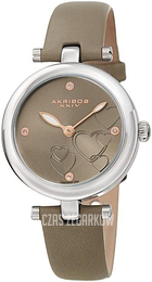 Akribos XXIV Diamond Szary/Skóra Ø34 mm AK1044GY