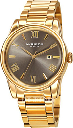 Akribos XXIV Szary/Stal w odcieniu złota Ø41 mm AK1056YGN