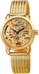 Akribos XXIV Mechanical Żółte złoto/Stal w odcieniu złota Ø32 mm AK1107YG