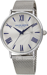 Akribos XXIV Classic Srebrny/Stal Ø40 mm AK1110SS