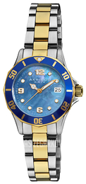 Akribos XXIV Niebieski/Stal w odcieniu złota Ø29 mm AK157TTBU