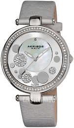 Akribos XXIV Srebrny/Satyna Ø40 mm AK434SL