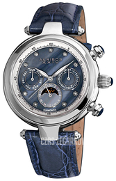 Akribos XXIV Diamond Niebieski/Skóra Ø39 mm AK441BL