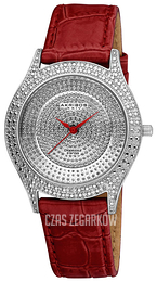 Akribos XXIV Brillianaire Srebrny/Skóra Ø35.7 mm AK464RD