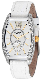 Akribos XXIV Diamond Srebrny/Skóra AK471WT