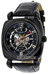 Akribos XXIV Bravura Szkieletowa tarczy/Skóra AK479BK