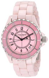 Akribos XXIV Ceramic Różowy/Czeramiczna Ø39 mm AK484PK