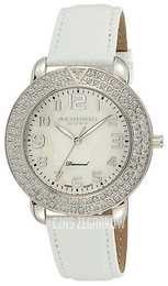 Akribos XXIV Essential Biały/Skóra Ø44 mm AK491SS