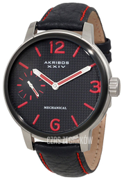 Akribos XXIV Essential Czarny/Skóra Ø45.6 mm AK495RD