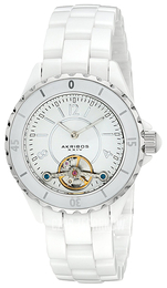 Akribos XXIV Ceramic Biały/Czeramiczna Ø40 mm AK524WT