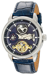 Akribos XXIV Mechanical Niebieski/Skóra Ø44 mm AK541BU