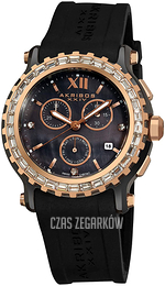 Akribos XXIV Czarny/Guma Ø40 mm AK545BK