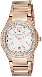 Akribos XXIV Crystal Biały/Stal w kolorze różowego złota AK550RG7