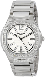 Akribos XXIV Biały/Stal Ø41 mm AK550SS