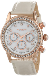 Akribos XXIV Biały/Skóra Ø39 mm AK556WTR