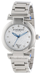 Akribos XXIV Diamond Srebrny/Stal Ø36.5 mm AK565SS