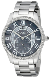 Akribos XXIV Grandiose Czarny/Stal Ø42 mm AK568SS