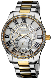 Akribos XXIV Grandiose Biały/Stal w odcieniu złota Ø42 mm AK568TT