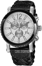 Akribos XXIV Biały/Skóra Ø45 mm AK571BK