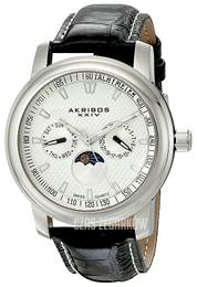 Akribos XXIV Multi-Function Biały/Skóra Ø43 mm AK573SS